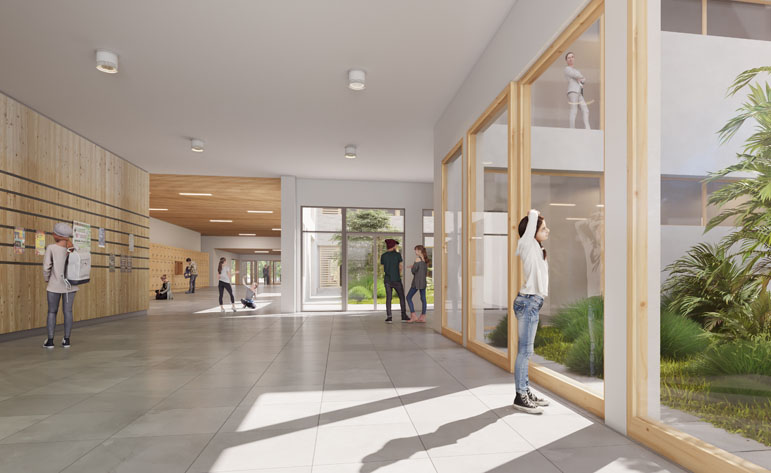 le hall